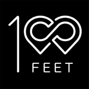 One hundred feet logo